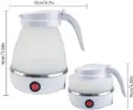 Foldable And Portable Teapot Water Heater Electric Kettle For Travel And Home Tea Pot Water Kettle Silica Gel Fast Water Boiling 600 Ml - Image 6