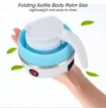 Foldable And Portable Teapot Water Heater Electric Kettle For Travel And Home Tea Pot Water Kettle Silica Gel Fast Water Boiling 600 Ml - Image 3