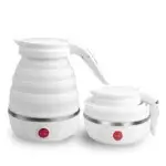 Foldable And Portable Teapot Water Heater Electric Kettle For Travel And Home Tea Pot Water Kettle Silica Gel Fast Water Boiling 600 Ml - Image 8